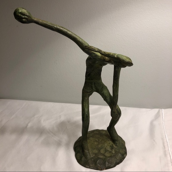 Vintage Bronze Sculpture of a Man-Wildwood Accents - Picture 2 of 13